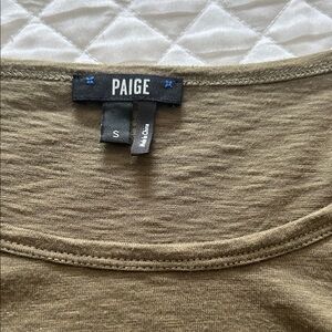 PAIGE Khaki Green Tee